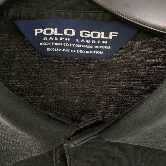 Ralph Lauren polo golf shirt medium black. - Picture 6 of 9